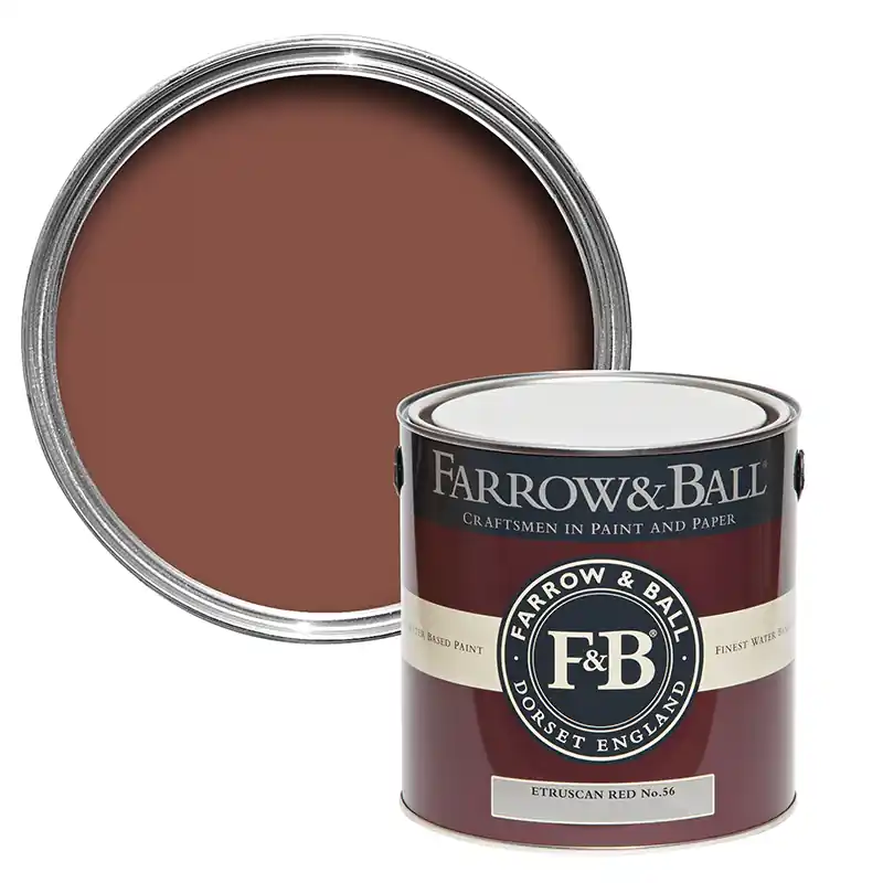 Favoriet Farrow and Ball Etruscan Red No. 56