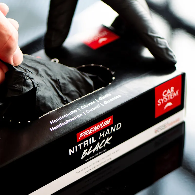 Car System Premium Nitril Handschoen Black doos 100 stuks Small Koop Vandaag