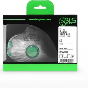 Gratis Retour 3 Stuks BLS Mondmasker Zer0 030 FFP3 Blisterverpaking